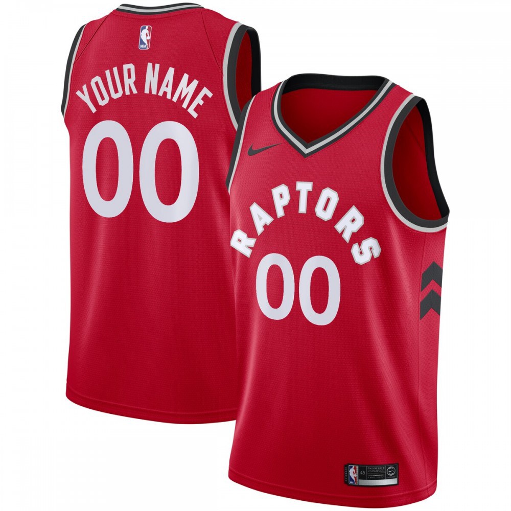 Toronto Raptors Swingman Custom Jersey Red - Icon Edition-Pro Kit Vault | Brand New 26/27 Sports Jerseys